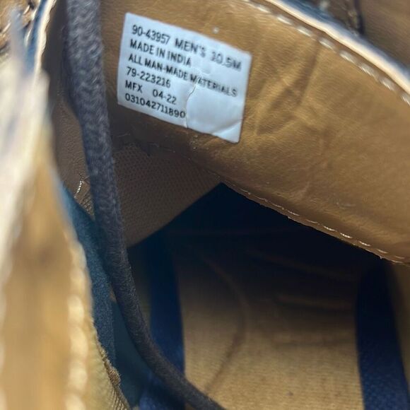 Dockers Mens Rawls Rugged Lace-up Synthetic Leather Lugged Sole Cap Toe Boot M12 - Picture 4 of 11